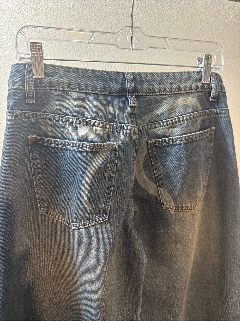Edited Wide Leg Jeans – Size S – Mid Rise Denim - Picture 4 of 4